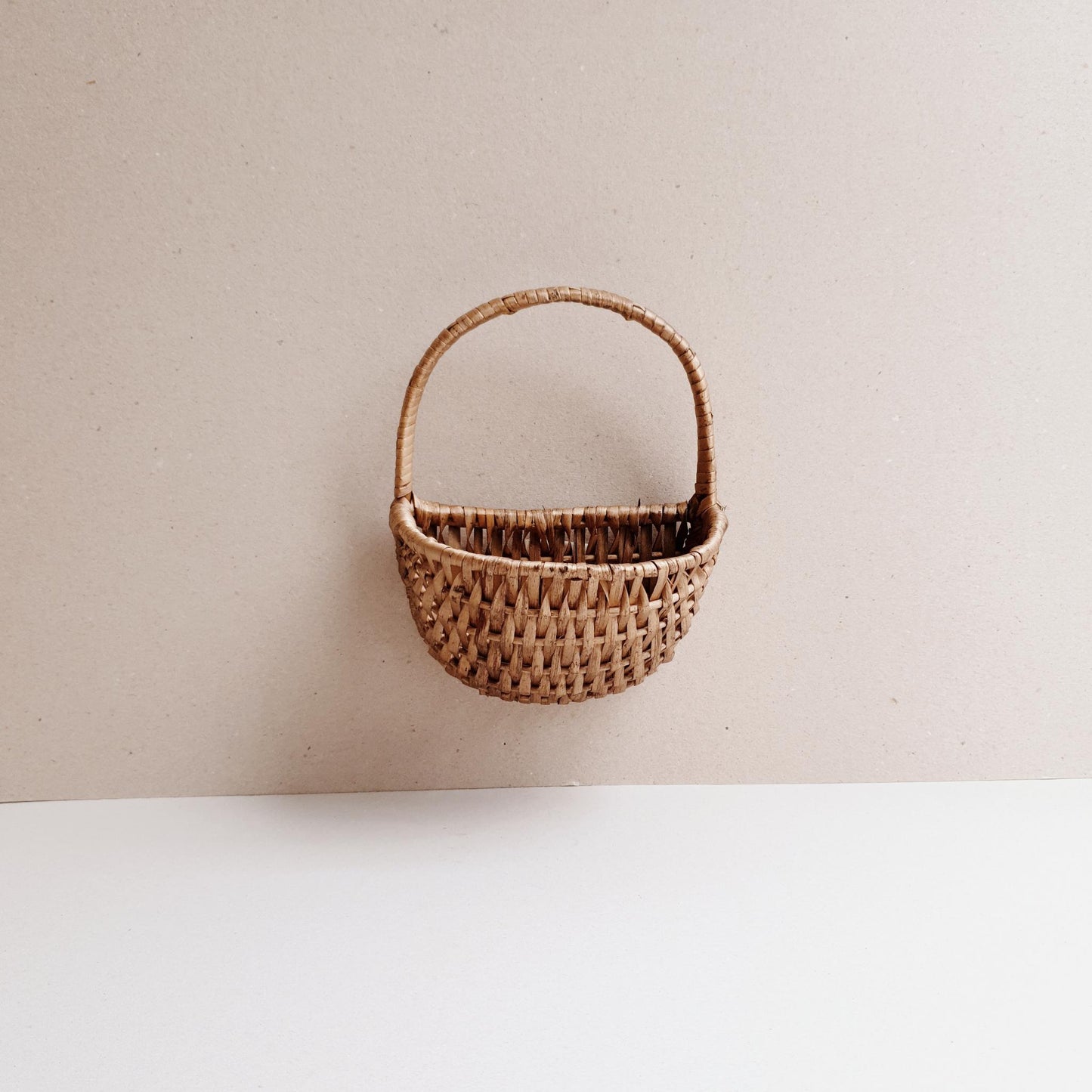 Wall Basket Tin Small
