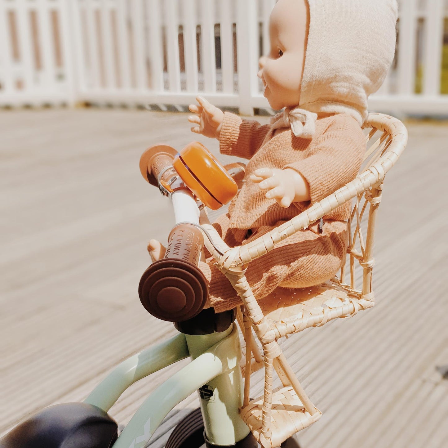 Children`s Bicycle Doll  Front Seat-Pin