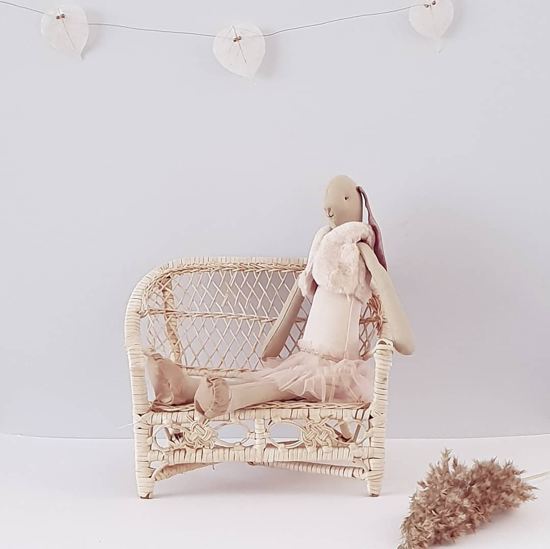 Rattan Kids Doll`s Chair Tata