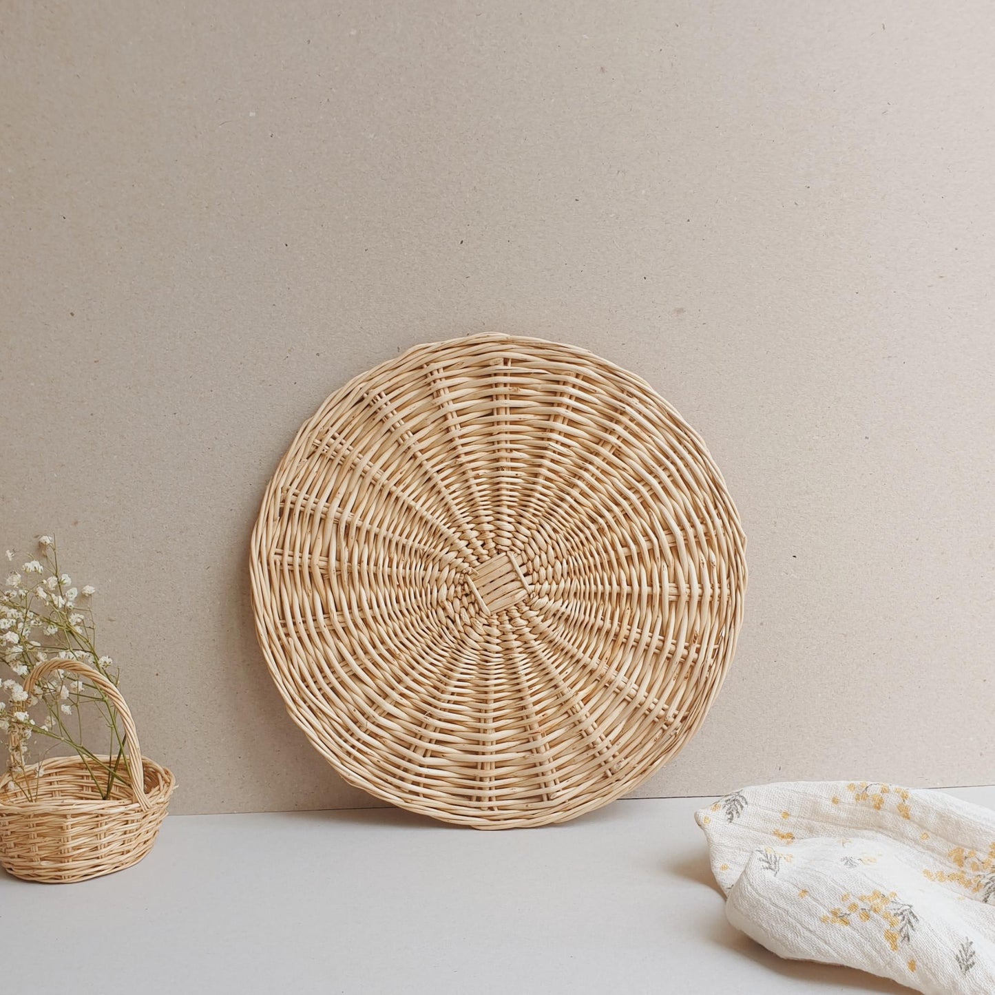 Rattan Plate-Wall Decor