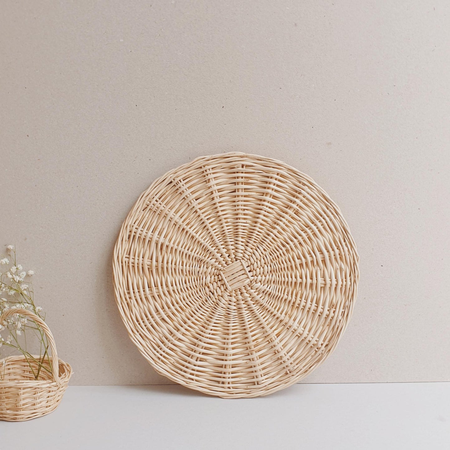 Rattan Plate-Wall Decor