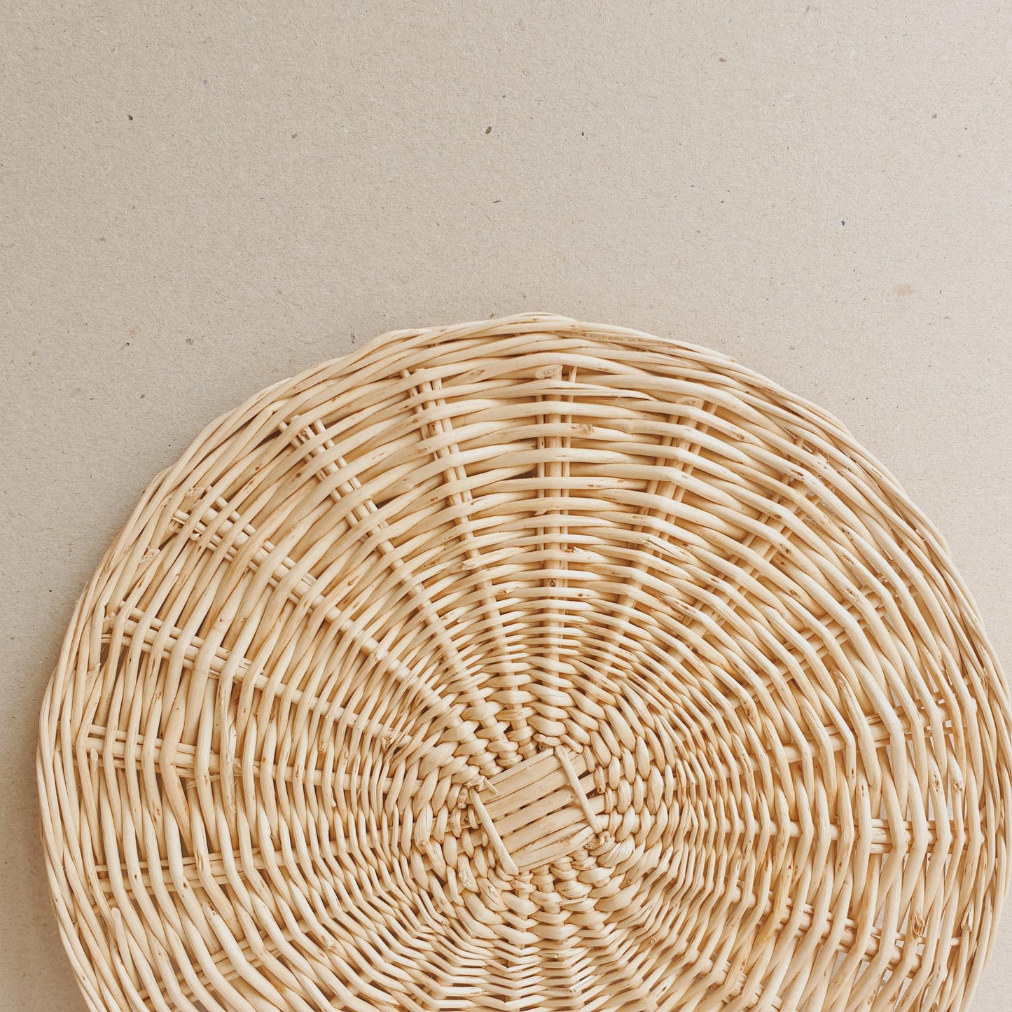 Rattan Plate-Wall Decor