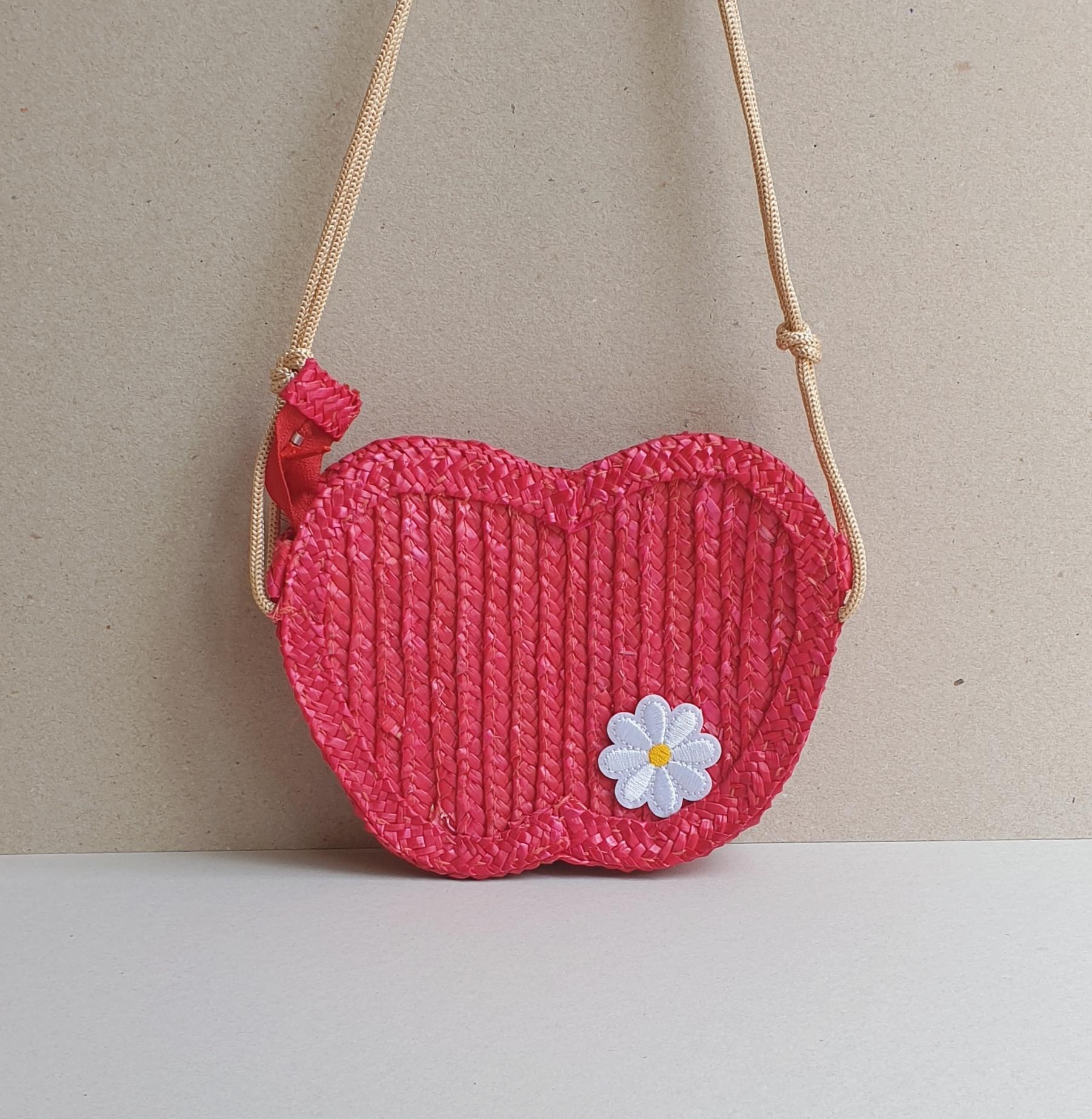 apple bag red for kids natural handmade coconeh