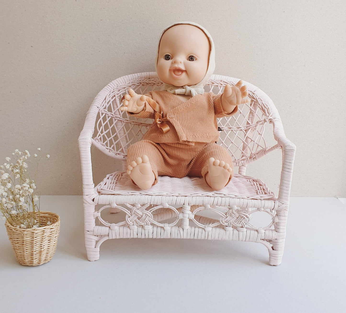 Rattan Kids Doll`s Chair Tata