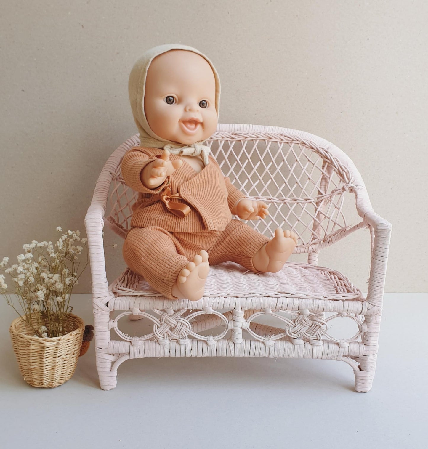 Rattan Kids Doll`s Chair Tata