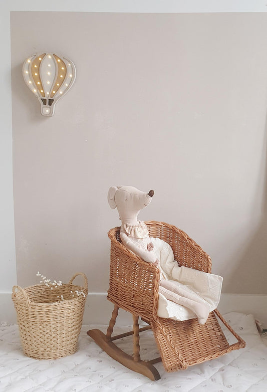 Handmade Wicker Rocking Chair for Dolls and Soft Toys – Sturdy, Stylish & Comfortable